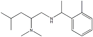 [2-(dimethylamino)-4-methylpentyl][1-(2-methylphenyl)ethyl]amine 구조식 이미지