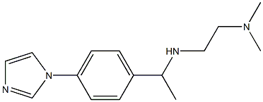 [2-(dimethylamino)ethyl]({1-[4-(1H-imidazol-1-yl)phenyl]ethyl})amine 구조식 이미지