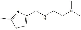 [2-(dimethylamino)ethyl][(2-methyl-1,3-thiazol-4-yl)methyl]amine Structure