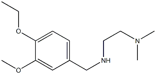 [2-(dimethylamino)ethyl][(4-ethoxy-3-methoxyphenyl)methyl]amine Structure