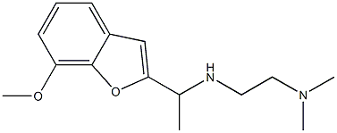 [2-(dimethylamino)ethyl][1-(7-methoxy-1-benzofuran-2-yl)ethyl]amine Structure