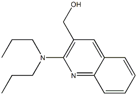 [2-(dipropylamino)quinolin-3-yl]methanol 구조식 이미지