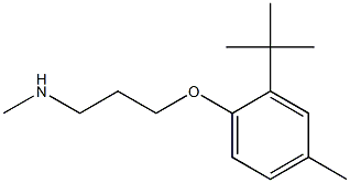 [3-(2-tert-butyl-4-methylphenoxy)propyl](methyl)amine 구조식 이미지