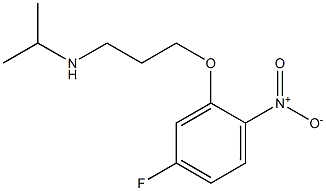 [3-(5-fluoro-2-nitrophenoxy)propyl](propan-2-yl)amine Structure