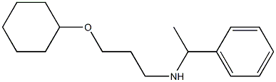 [3-(cyclohexyloxy)propyl](1-phenylethyl)amine Structure