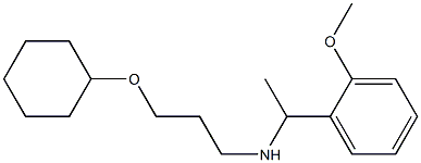 [3-(cyclohexyloxy)propyl][1-(2-methoxyphenyl)ethyl]amine Structure