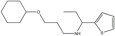 [3-(cyclohexyloxy)propyl][1-(thiophen-2-yl)propyl]amine Structure