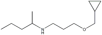 [3-(cyclopropylmethoxy)propyl](pentan-2-yl)amine Structure