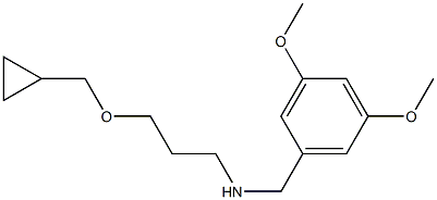 [3-(cyclopropylmethoxy)propyl][(3,5-dimethoxyphenyl)methyl]amine 구조식 이미지
