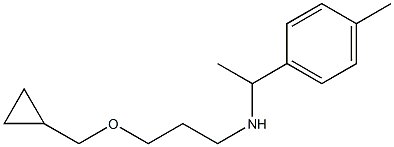 [3-(cyclopropylmethoxy)propyl][1-(4-methylphenyl)ethyl]amine Structure