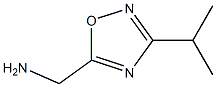 [3-(propan-2-yl)-1,2,4-oxadiazol-5-yl]methanamine 구조식 이미지