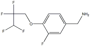 [3-fluoro-4-(2,2,3,3-tetrafluoropropoxy)phenyl]methanamine Structure