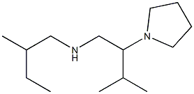 [3-methyl-2-(pyrrolidin-1-yl)butyl](2-methylbutyl)amine 구조식 이미지