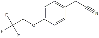 [4-(2,2,2-trifluoroethoxy)phenyl]acetonitrile 구조식 이미지