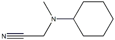 [cyclohexyl(methyl)amino]acetonitrile 구조식 이미지