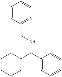 [cyclohexyl(phenyl)methyl](pyridin-2-ylmethyl)amine 구조식 이미지