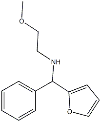 [furan-2-yl(phenyl)methyl](2-methoxyethyl)amine Structure