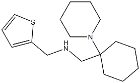 {[1-(piperidin-1-yl)cyclohexyl]methyl}(thiophen-2-ylmethyl)amine 구조식 이미지