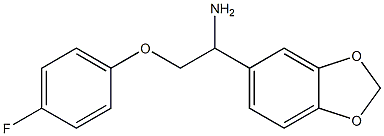 1-(1,3-benzodioxol-5-yl)-2-(4-fluorophenoxy)ethanamine Structure