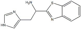 1-(1,3-benzothiazol-2-yl)-2-(1H-imidazol-4-yl)ethanamine Structure