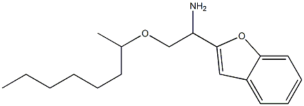 1-(1-benzofuran-2-yl)-2-(octan-2-yloxy)ethan-1-amine Structure