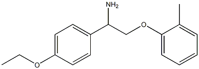 1-(4-ethoxyphenyl)-2-(2-methylphenoxy)ethanamine 구조식 이미지