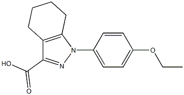 1-(4-ethoxyphenyl)-4,5,6,7-tetrahydro-1H-indazole-3-carboxylic acid 구조식 이미지