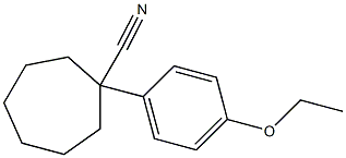 1-(4-ethoxyphenyl)cycloheptane-1-carbonitrile 구조식 이미지