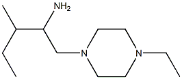 1-(4-ethylpiperazin-1-yl)-3-methylpentan-2-amine Structure