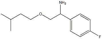 1-(4-fluorophenyl)-2-(3-methylbutoxy)ethan-1-amine Structure