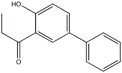 1-(4-hydroxy-1,1'-biphenyl-3-yl)propan-1-one 구조식 이미지