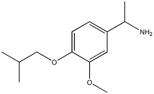1-(4-isobutoxy-3-methoxyphenyl)ethanamine Structure