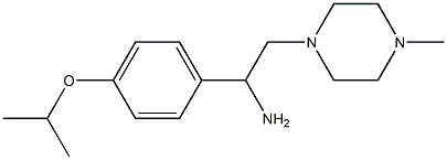 1-(4-isopropoxyphenyl)-2-(4-methylpiperazin-1-yl)ethanamine Structure