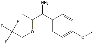 1-(4-methoxyphenyl)-2-(2,2,2-trifluoroethoxy)propan-1-amine Structure