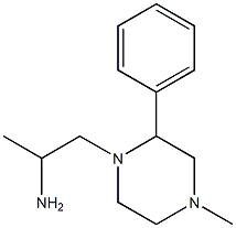 1-(4-methyl-2-phenylpiperazin-1-yl)propan-2-amine Structure