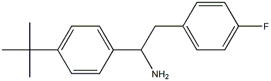 1-(4-tert-butylphenyl)-2-(4-fluorophenyl)ethan-1-amine Structure