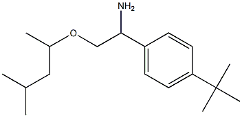 1-(4-tert-butylphenyl)-2-[(4-methylpentan-2-yl)oxy]ethan-1-amine 구조식 이미지