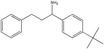 1-(4-tert-butylphenyl)-3-phenylpropan-1-amine Structure