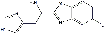 1-(5-chloro-1,3-benzothiazol-2-yl)-2-(1H-imidazol-4-yl)ethan-1-amine 구조식 이미지