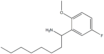 1-(5-fluoro-2-methoxyphenyl)octan-1-amine 구조식 이미지