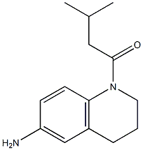 1-(6-amino-1,2,3,4-tetrahydroquinolin-1-yl)-3-methylbutan-1-one Structure