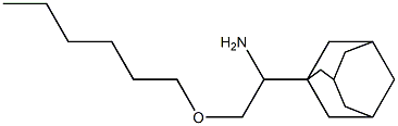 1-(adamantan-1-yl)-2-(hexyloxy)ethan-1-amine 구조식 이미지