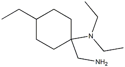 1-(aminomethyl)-N,N,4-triethylcyclohexan-1-amine 구조식 이미지