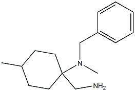 1-(aminomethyl)-N-benzyl-N,4-dimethylcyclohexan-1-amine Structure
