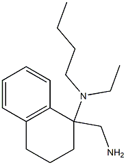 1-(aminomethyl)-N-butyl-N-ethyl-1,2,3,4-tetrahydronaphthalen-1-amine Structure