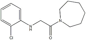 1-(azepan-1-yl)-2-[(2-chlorophenyl)amino]ethan-1-one 구조식 이미지
