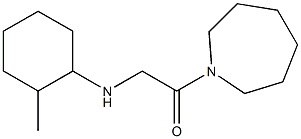 1-(azepan-1-yl)-2-[(2-methylcyclohexyl)amino]ethan-1-one 구조식 이미지
