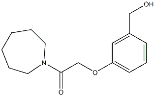 1-(azepan-1-yl)-2-[3-(hydroxymethyl)phenoxy]ethan-1-one 구조식 이미지