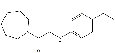 1-(azepan-1-yl)-2-{[4-(propan-2-yl)phenyl]amino}ethan-1-one 구조식 이미지