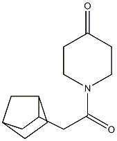 1-(bicyclo[2.2.1]hept-2-ylacetyl)piperidin-4-one Structure